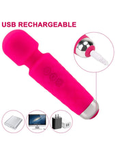 Load image into Gallery viewer, Powerful Massage Wand, 8 Speeds 20 Therapeutic patterns, Waterproof,Rechargeable Pink