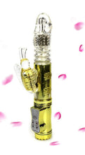Load image into Gallery viewer, G-spot vibrator with realistic thrusting action and clitoral stimulation, dual motors, realistic dildo.