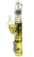 Load image into Gallery viewer, G-spot vibrator with realistic thrusting action and clitoral stimulation, dual motors, realistic dildo.