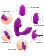 Load image into Gallery viewer, Copy of Clitoris sucking G-Spot vibrator, Remote Control, waterproof, 10 sucking modes, 10 vibration modes, USB Rechargeable. Pink