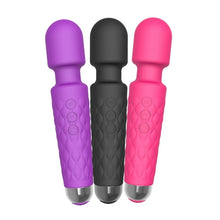 Load image into Gallery viewer, Powerful Massage Wand, 8 Speeds 20 Therapeutic patterns, Waterproof,Rechargeable Black
