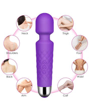 Load image into Gallery viewer, Powerful Massage Wand, 8 Speeds 20 Therapeutic patterns, Waterproof,Rechargeable Black
