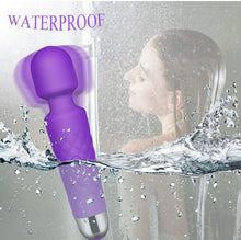 Load image into Gallery viewer, Powerful Massage Wand, 8 Speeds 20 Therapeutic patterns, Waterproof,Rechargeable Black
