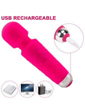 Load image into Gallery viewer, Powerful Massage Wand, 8 Speeds 20 Therapeutic patterns, Waterproof,Rechargeable Black
